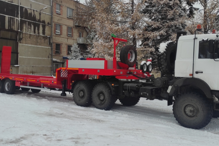 Седельный тягач МАЗ 6417/F9 с полуприцепом г/п 42 тн.
