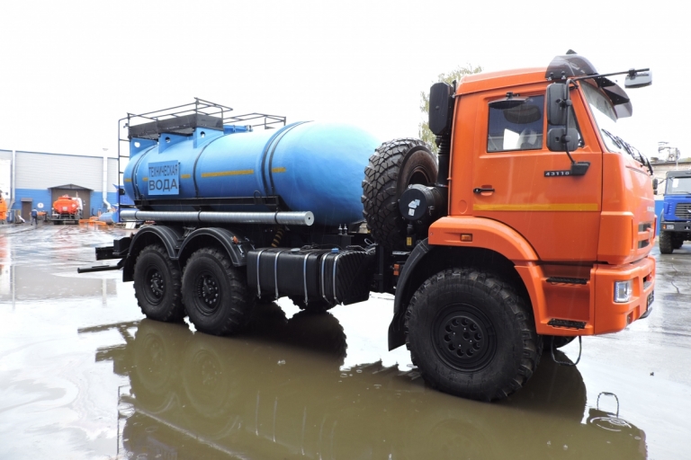 Автоцистерна для технической воды АЦВ-10 КАМАЗ 43118-50