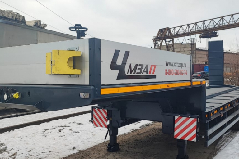 Полуприцеп-тяжеловоз ЧМЗАП-9906.400000.081-К54 (среднерамный, раздвижной)