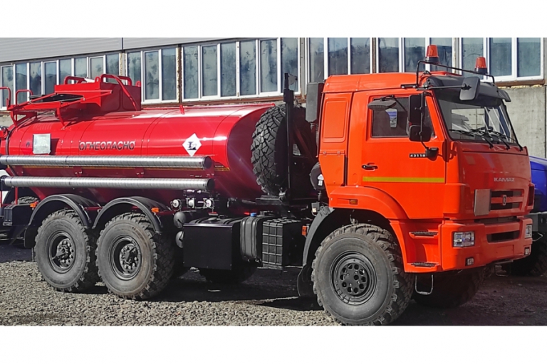 Автотопливозаправщик АТЗ-10 на шасси КамАЗ 43118