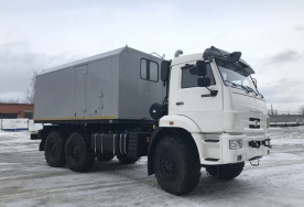 Передвижная паровая установка ППУ 1600/100 КАМАЗ 43118-50 насос 2,3 ПТ
