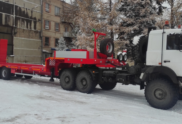 Седельный тягач МАЗ 6417/F9 с полуприцепом г/п 42 тн.